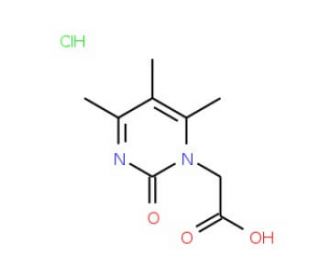 (4,5,6-Trimethyl-2-oxo-2H-pyrimidin-1-yl)-acetic acid hydrochloride - chemical structure image