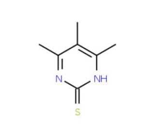 4,5,6-Trimethyl-pyrimidine-2-thiol (CAS 17697-92-6) - chemical structure image