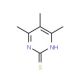 4,5,6-Trimethyl-pyrimidine-2-thiol (CAS 17697-92-6) - chemical structure image