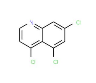 4,5,7-Trichloroquinoline (CAS 23834-01-7) - chemical structure image