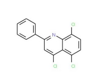 4,5,8-Trichloro-2-phenylquinoline (CAS 1155602-48-4) - chemical structure image