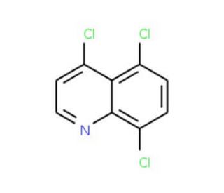 4,5,8-Trichloroquinoline (CAS 855763-24-5) - chemical structure image