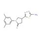 4-(5-Amino-1,3,4-thiadiazol-2-yl)-1-(3,5-dimethylphenyl)pyrrolidin-2-one - chemical structure image