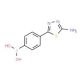 4-(5-Amino-1,3,4-thiadiazol-2-yl)phenylboronic acid (CAS 957034-52-5) - chemical structure image