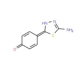 4-(5-Amino-[1,3,4]thiadiazol-2-yl)-phenol - chemical structure image