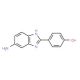 4-(5-Amino-1H-benzoimidazol-2-yl)-phenol (CAS 435341-99-4) - chemical structure image