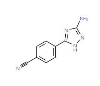 4-(5-amino-4H-1,2,4-triazol-3-yl)benzonitrile - chemical structure image