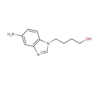 4-(5-Amino-benzoimidazol-1-yl)-butan-1-ol - chemical structure image
