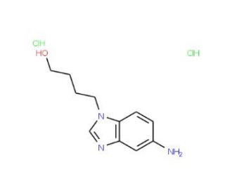 4-(5-Amino-benzoimidazol-1-yl)-butan-1-oldihydrochloride - chemical structure image