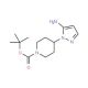 4-(5-Amino-pyrazol-1-yl)-piperidine-1-carboxylic acid tert-butyl ester - chemical structure image