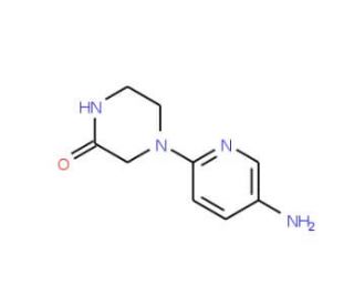 4-(5-aminopyridin-2-yl)piperazin-2-one - chemical structure image