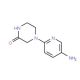 4-(5-aminopyridin-2-yl)piperazin-2-one - chemical structure image