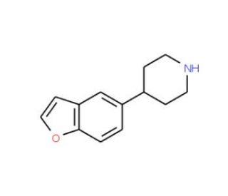 4-(5-Benzofuranyl)-piperidine (CAS 310395-15-4) - chemical structure image