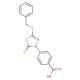 4-[5-(benzylthio)-2-thioxo-1,3,4-thiadiazol-3(2H)-yl]benzoic acid - chemical structure image