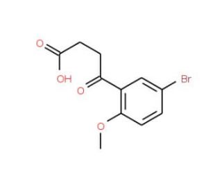 4-(5-Bromo-2-methoxy-phenyl)-4-oxo-butyric acid - chemical structure image