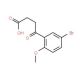 4-(5-Bromo-2-methoxy-phenyl)-4-oxo-butyric acid - chemical structure image