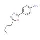 4-(5-Butyl-1,3,4-oxadiazol-2-yl)phenylamine (CAS 100933-82-2) - chemical structure image