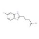 4-(5-Chloro-1H-benzimidazol-2-yl)butanoic acid - chemical structure image