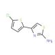 4-(5-Chloro-thiophen-2-yl)thiazol-2-ylamine (CAS 123971-45-9) - chemical structure image
