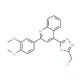 4-[5-(chloromethyl)-1,3,4-oxadiazol-2-yl]-2-(3,4-dimethoxyphenyl)quinoline - chemical structure image