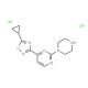 4-(5-Cyclopropyl-1,2,4-oxadiazol-3-yl)-2-piperazin-1-ylpyrimidine dihydrochloride - chemical structure image
