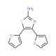 4,5-Di-furan-2-yl-thiazol-2-ylamine - chemical structure image