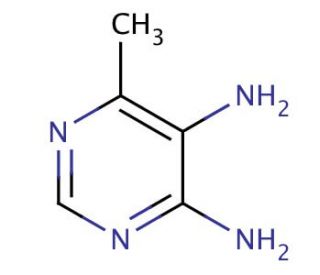 4,5-Diamino-6-methylpyrimidine Hydrochloride (CAS 1797132-20-7) - chemical structure image