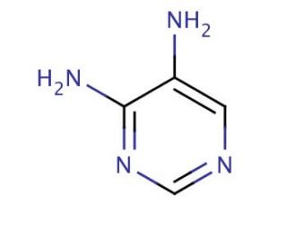 4,5-Diaminopyrimidine (CAS 13754-19-3) - chemical structure image