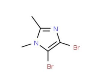 4,5-Dibromo-1,2-dimethyl-1H-imidazole (CAS 16954-05-5) - chemical structure image