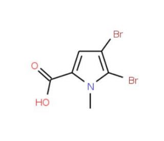 4,5-dibromo-1-methyl-1H-pyrrole-2-carboxylic acid - chemical structure image