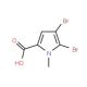 4,5-dibromo-1-methyl-1H-pyrrole-2-carboxylic acid - chemical structure image