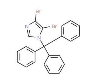 4,5-Dibromo-1-trityl-1H-imidazole (CAS 112517-23-4) - chemical structure image