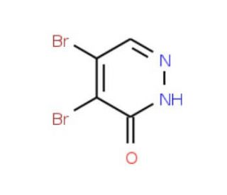 4,5-Dibromo-3(2H)-pyridazinone (CAS 5788-58-9) - chemical structure image