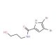 4,5-Dibromo-N-(3-hydroxypropyl)-1H-pyrrole-2-carboxamide - chemical structure image