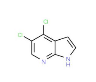 4,5-Dichloro-1H-pyrrolo[2,3-b]pyridine (CAS 1142192-58-2) - chemical structure image