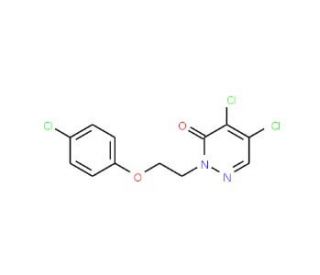 4,5-dichloro-2-[2-(4-chlorophenoxy)ethyl]pyridazin-3(2H)-one - chemical structure image
