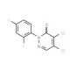 4,5-dichloro-2-(2,4-difluorophenyl)pyridazin-3(2H)-one - chemical structure image