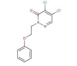 4,5-dichloro-2-(2-phenoxyethyl)pyridazin-3(2H)-one - chemical structure image