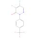 4,5-Dichloro-2-[4-(trifluoromethyl)phenyl]-2H-pyridazin-3-one (CAS 62436-07-1) - chemical structure image