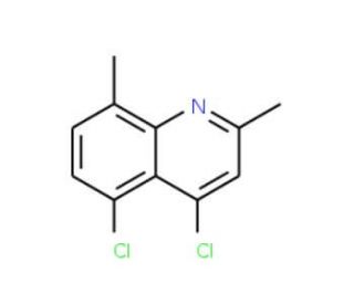 4,5-Dichloro-2,8-dimethylquinoline (CAS 21629-52-7) - chemical structure image