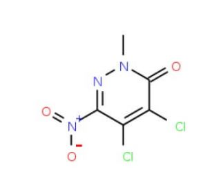 4,5-dichloro-2-methyl-6-nitro-2,3-dihydropyridazin-3-one - chemical structure image