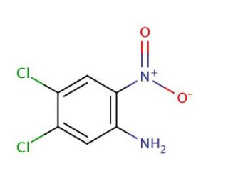 4,5-Dichloro-2-nitroaniline (CAS 6641-64-1) - chemical structure image