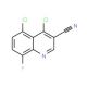 4,5-dichloro-8-fluoroquinoline-3-carbonitrile - chemical structure image