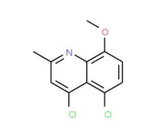 4,5-Dichloro-8-methoxy-2-methylquinoline (CAS 927995-51-5) - chemical structure image