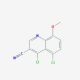4,5-dichloro-8-methoxyquinoline-3-carbonitrile - chemical structure image
