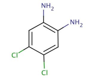4,5-Dichloro-o-phenylenediamine (CAS 5348-42-5) - chemical structure image
