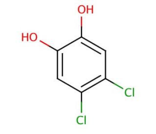 4,5-Dichlorocatechol (CAS 3428-24-8) - chemical structure image