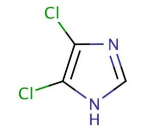 4,5-Dichloroimidazole (CAS 15965-30-7) - chemical structure image