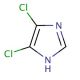 4,5-Dichloroimidazole (CAS 15965-30-7) - chemical structure image
