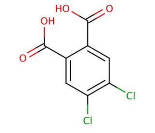4,5-Dichlorophthalic acid (CAS 56962-08-4) - chemical structure image